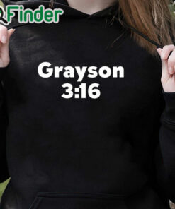 black hoodie Grayson 3 16 I Just Broke Your Hand Shirt