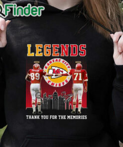 black hoodie KC Chiefs Legends Otis Taylor Ed Budde Shirt