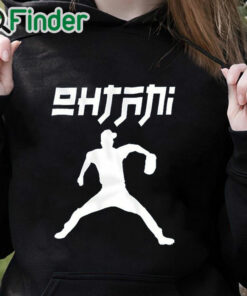 black hoodie LA Dodgers Shohei Ohtani T Shirt