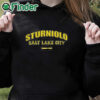 black hoodie Let’s Trip Salt Lake City Shirt