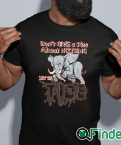 black shirt Don’t Give A Piss About Nothing But The Tide Blitz Bama Blitz Shirt