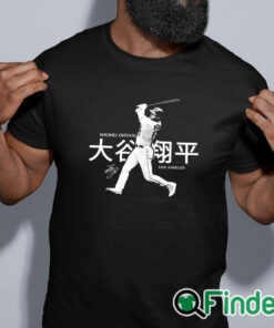 black shirt Shohei Ohtani La Signature Series T Shirt