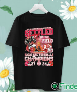unisex T shirt 2023 SEC Champions Alabama Football Alabama 27 24 Georgia Shirt