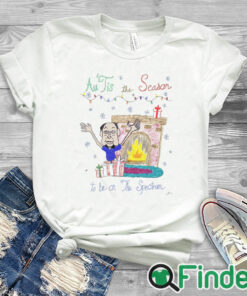white T shirt Autis The Season To Be On The Spectrum Shirt