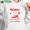 white hoodie Godspeed Space Services Inc Shirt