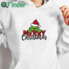 white hoodie Grnch Most Likely To Be Grumpy This Xmas Hoodie