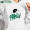white hoodie Tony Finau Nelly Korda Golf Finelly Est.23 T Shirt