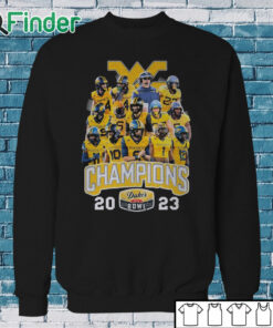 Sweatshirt 2023 Duke's Mayo Bowl Champions West Virginia Mountaineers Team Shirt