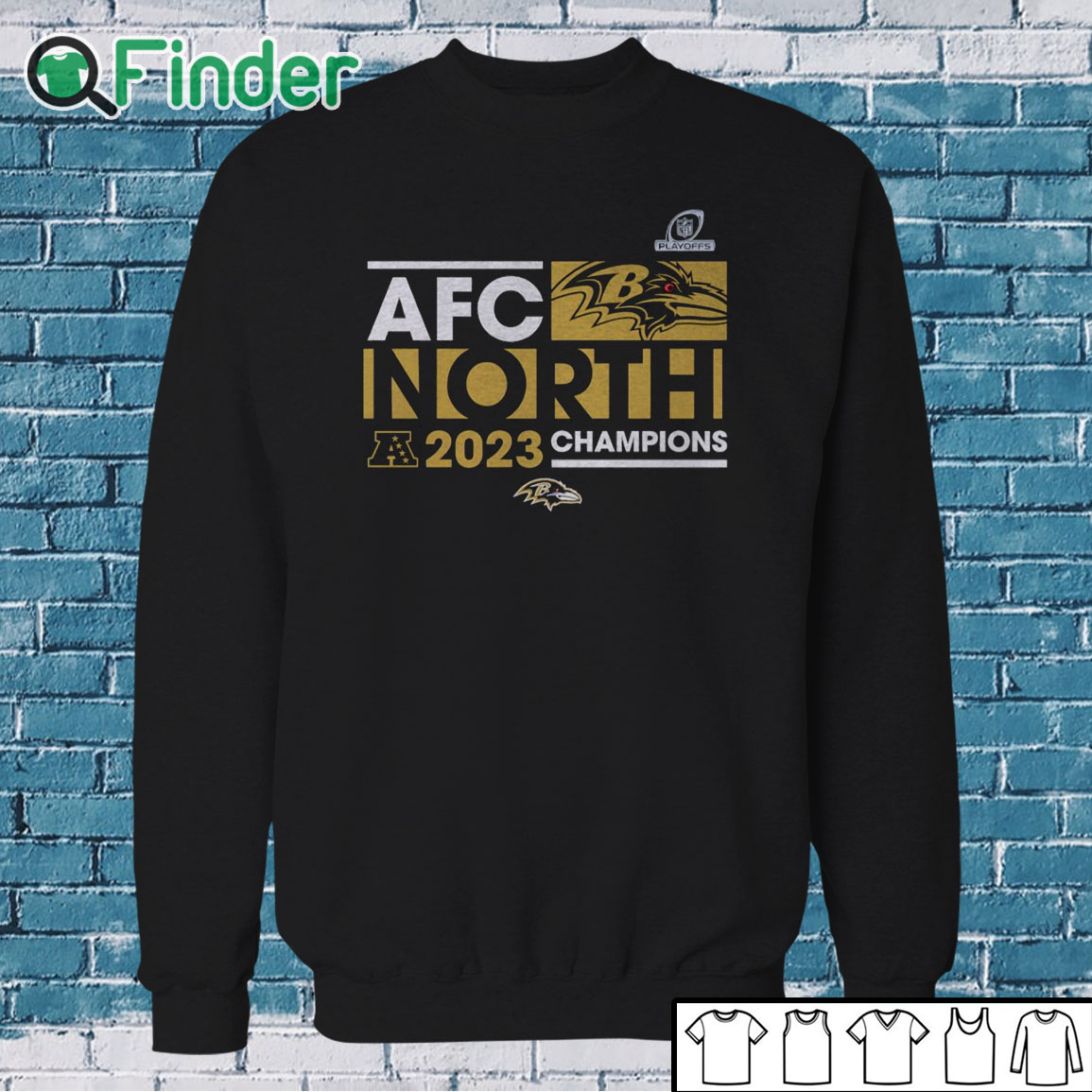 Sweatshirt AFC North Division Baltimore Ravens 2023 Champions shirt Sweatshirt AFC North Division Baltimore Ravens 2023 Champions shirt