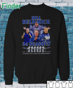 Sweatshirt Bill Belichick New England Patriots 2000 2023 24 Seasons Thank You For The Memories Shirt
