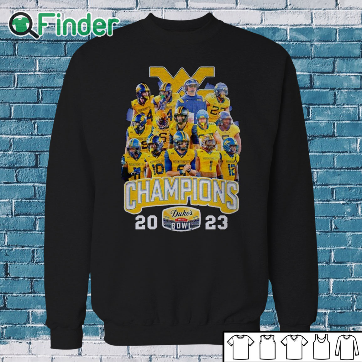 Sweatshirt Duke's Mayo Bowl Champions West Virginia Mountaineers 2023 shirt Sweatshirt Duke's Mayo Bowl Champions West Virginia Mountaineers 2023 shirt