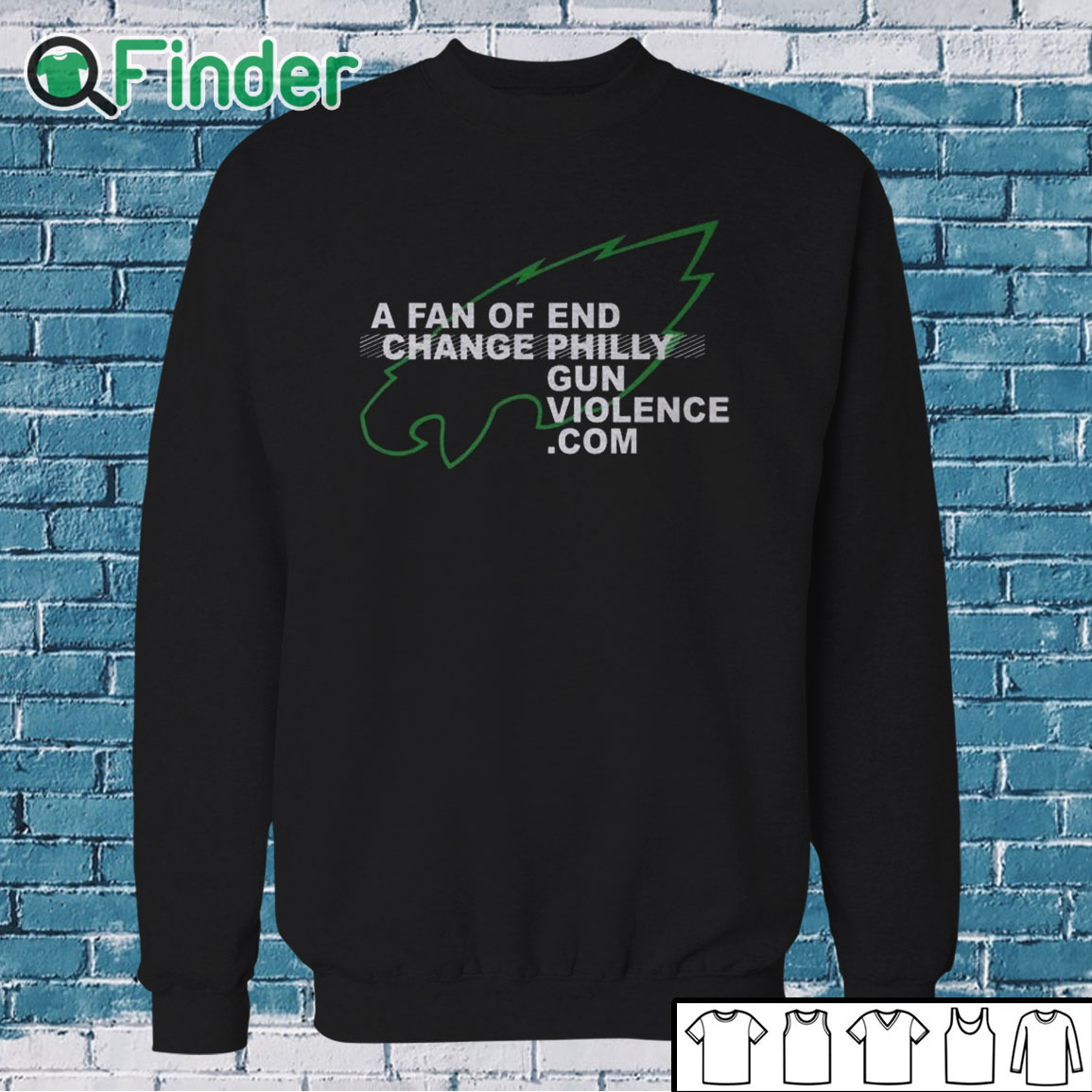 Sweatshirt Eagles A Fan Of Change End Philly Gun Violence Shirt Sweatshirt Eagles A Fan Of Change End Philly Gun Violence Shirt