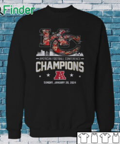 Sweatshirt KC Chiefs AFC CHAMPIONS 2023 2024 Signature Shirt