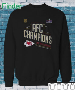 Sweatshirt Kansas City Chiefs AFC Champions 2024 Super Bowl LVIII Las Vegas Bound Logo Classic T Shirt