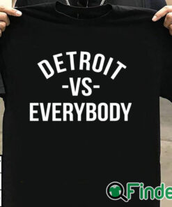 T shirt black Detroit VS Everybody Shirt