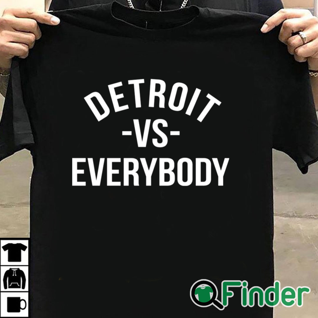T shirt black Detroit VS Everybody Shirt T shirt black Detroit VS Everybody Shirt