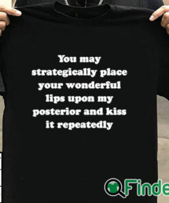 T shirt black Johnny Depp You May Strategically Place Your Wonderful Lips Shirt