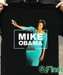 T shirt black Luke Rudkowski Mike Obama 2024 Shirt