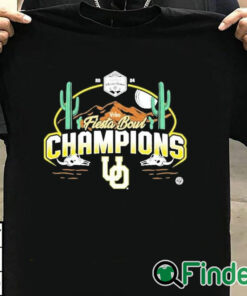T shirt black Oregon Duck 2024 Vrbo Fiesta Bowl Champions Shirt