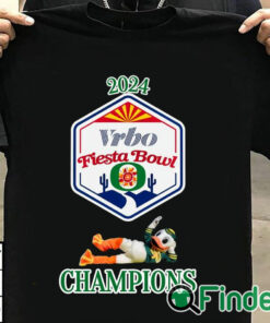 T shirt black Oregon Ducks 2024 Vrbo Fiesta Bowl champions T shirt