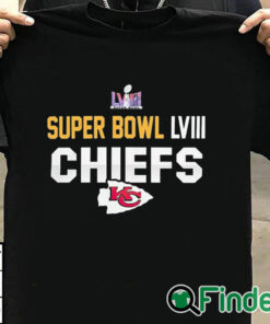 T shirt black Super Bowl LVIII Bound KC Chiefs 2024 Shirt