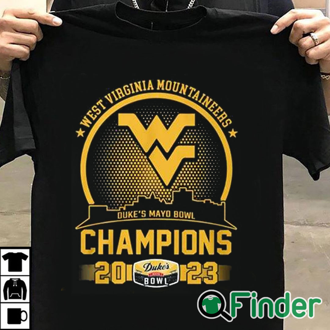 T shirt black West Virginia Mountaineers Duke's Mayo Bowl Champions 2023 Shirt T shirt black West Virginia Mountaineers Duke's Mayo Bowl Champions 2023 Shirt