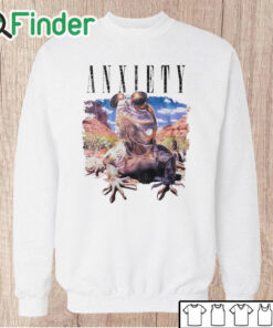 Unisex Sweatshirt Anxiety Lizard No Rules Shirt