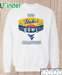 Unisex Sweatshirt West Virginia 2023 Duke's Mayo Bowl Champions Shirt