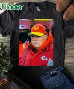 black T shirt Andy Reid’s Frozen Stache Shirt