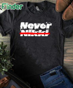 black T shirt Cameron Hamilton Never Nikki Shirt