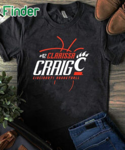 black T shirt Clarissa Craig Uc Down The Paint Shirt