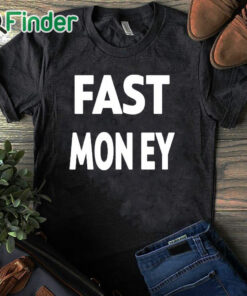 black T shirt Jason Kelce Fast Money Shirt