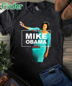 black T shirt Luke Rudkowski Mike Obama 2024 Shirt