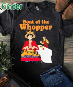 black T shirt One Piece Burger King Shirt