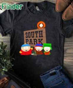 black T shirt South Park T Shirt