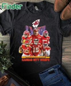 black T shirt Super Bowl LVIII 2024 KC Chiefs Shirt