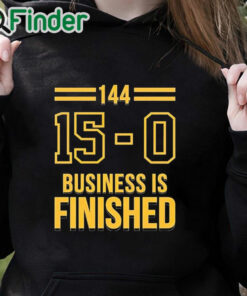 black hoodie 144 15 0 Business Is Finished Michigan Football T Shirt