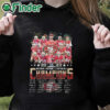 black hoodie 49ers 2024 National Football Conference Champions Signature Shirt
