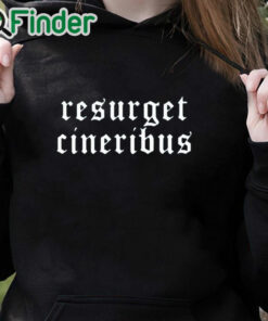 black hoodie Aidan Hutchinson Resurget Cineribus Shirt