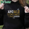 black hoodie Baltimore Ravens AFC North Champions 2023 Shirt