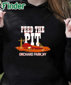 black hoodie Buffalo Bills Feed The Pit Shirt
