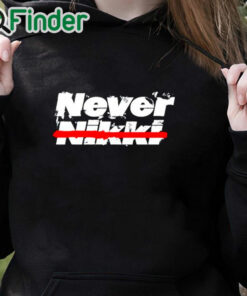 black hoodie Cameron Hamilton Never Nikki Shirt