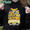 black hoodie Duke's Mayo Bowl Champions West Virginia Mountaineers 2023 shirt