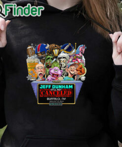 black hoodie Jeff Dunham Buffalo Shirt