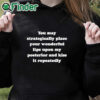 black hoodie Johnny Depp You May Strategically Place Your Wonderful Lips Shirt