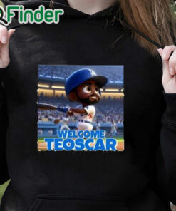 black hoodie LA Dodgers Chibi Welcome Teoscar Shirt