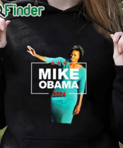 black hoodie Luke Rudkowski Mike Obama 2024 Shirt