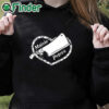 black hoodie Maisie Peters Cleaver Shirt