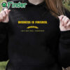 black hoodie Michigan National Champion Football Shirt Michigan Business Is Finished Shirt