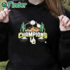 black hoodie Oregon Duck 2024 Vrbo Fiesta Bowl Champions Shirt
